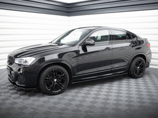 Alternative view of Maxton Design Gloss Black Side Skirts For BMW X4 F26 M Sport