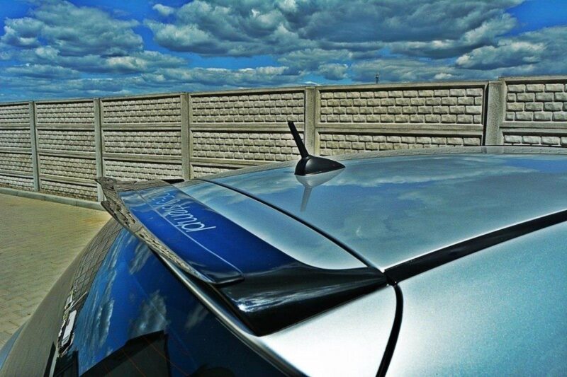 Maxton design roof spoiler extension for bmw 1 e87 m performance