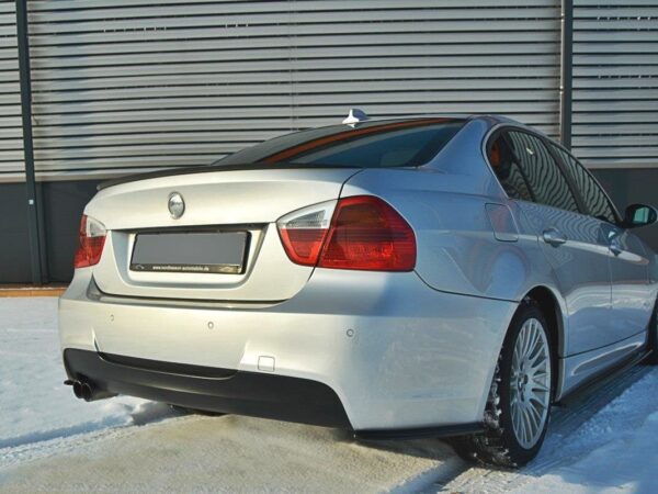 Alternative view of Maxton Design Gloss Black Boot Spoiler For BMW 3 Series E90 E91 M Sport
