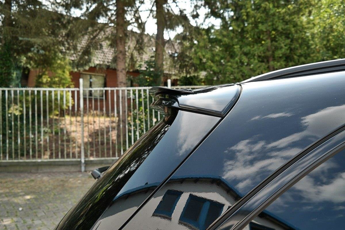 Maxton design gloss black roof spoiler for mercedes-benz amg c63 s205 - image 4