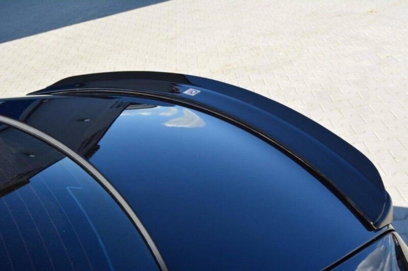 Maxton design gloss black boot spoiler for mercedes-benz amg cls63 c218
