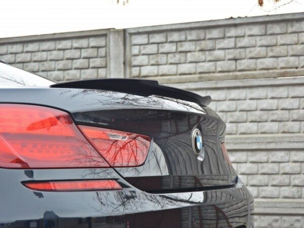 Alternative view of Maxton Design Gloss Black Boot Spoiler For BMW 6 Series Gran Coupe F06 M Sport