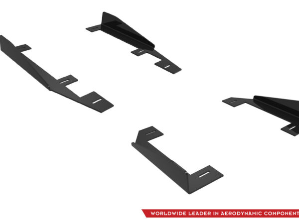 Maxton Design Matte Black Side Flaps For BMW 2 Series G42