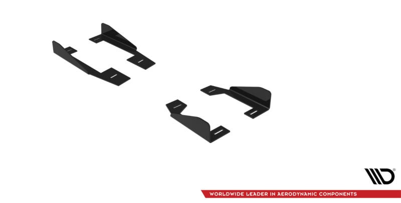 Maxton design matte black side flaps for bmw 2 series g42 m240i m sport
