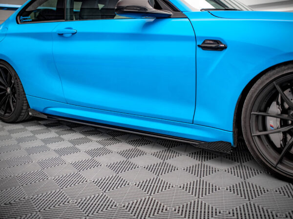Alternative view of Maxton Design Gloss Black Side Flaps BMW M2 Competition F87