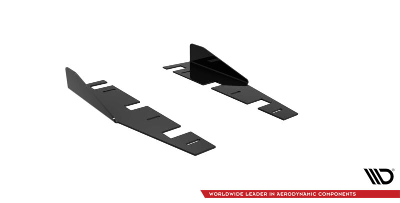 Maxton design gloss black side flaps bmw m2 competition f87
