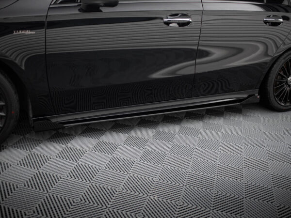 Alternative view of Maxton Design Gloss Black Side Flaps For Mercedes-Benz AMG A35 W177 LCI