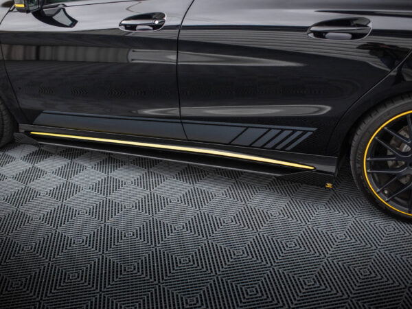 Alternative view of Maxton Design Gloss Black Side Flaps For Mercedes-Benz AMG CLA45 C117 LCI