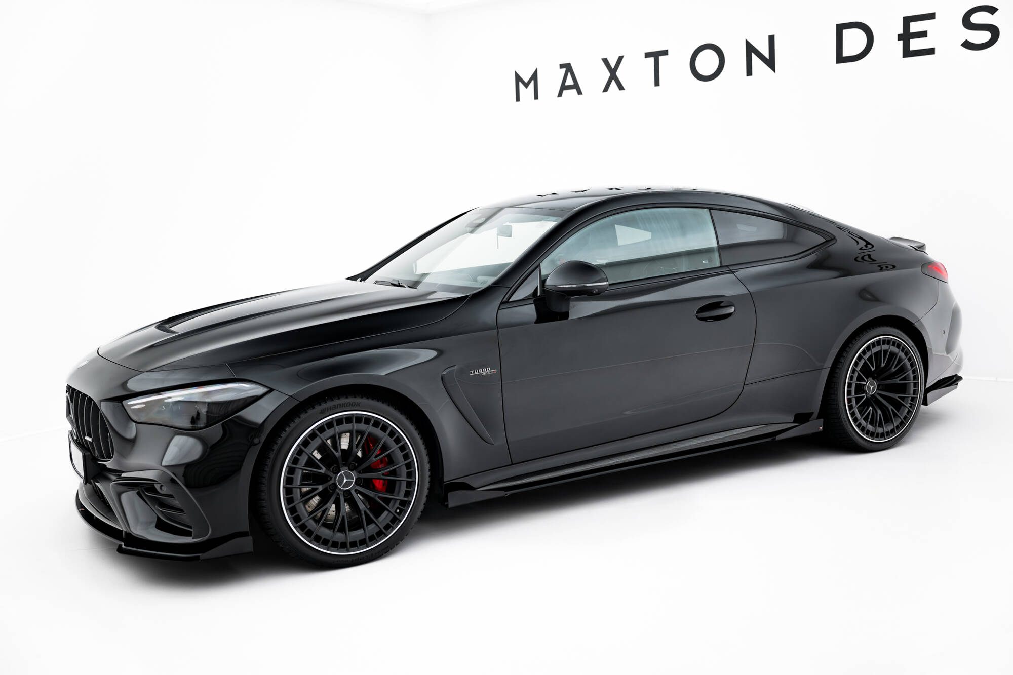 Maxton design gloss black side flaps for mercedes-benz amg cle53 c236 - image 3