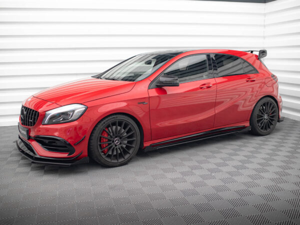 Alternative view of Maxton Design Gloss Black Side Flaps For Mercedes-Benz A45 AMG W176 LCI