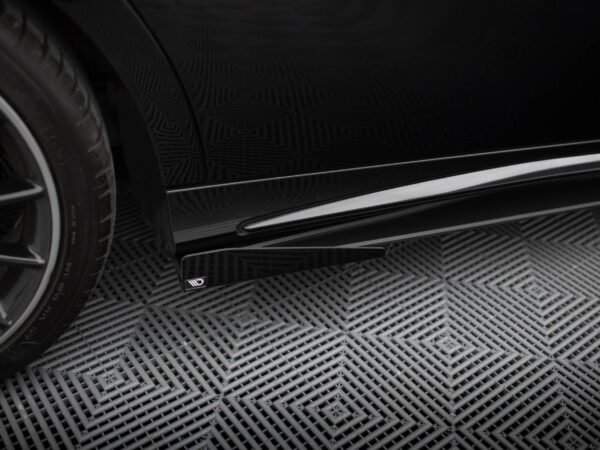 Alternative view of Maxton Design Gloss Black Side Flaps For Mercedes-Benz AMG W176 LCI