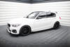 Maxton Design Matte Black Street Pro Side Flaps For BMW 1 Series F20 F21 M Sport M135i M140i