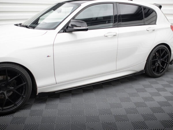 Alternative view of Maxton Design Matte Black Street Pro Side Flaps For BMW 1 Series F20 F21 M Sport M135i M140i