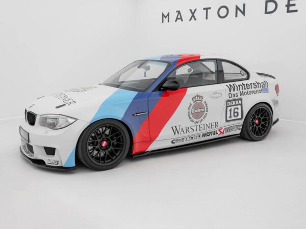 Alternative view of Maxton Design Gloss Black Side Skirts For BMW 1 Series M E82