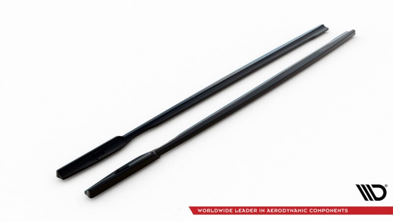 Maxton design gloss black side skirts lci for bmw 1 series m sport e87
