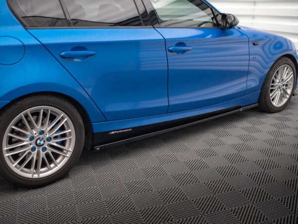 Alternative view of Maxton Design Gloss Black Side Skirts For BMW 1 Series E87 M Sport LCI