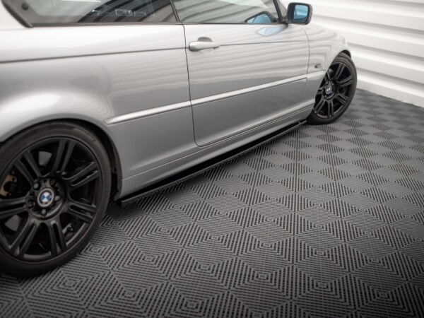 Alternative view of Maxton Design Gloss Black Side Skirts For BMW 3 Series E46