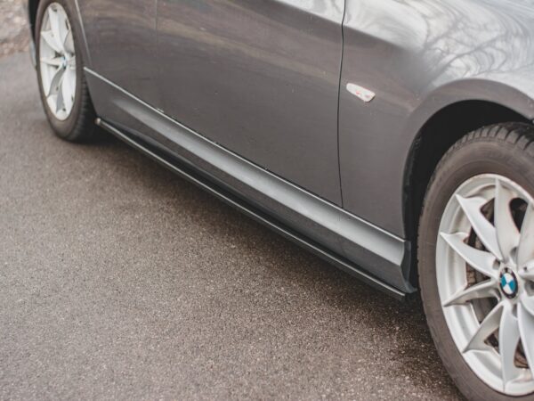 Alternative view of Maxton Design Gloss Black Side Skirts For BMW 3 Series E90 E91 M Sport LCI