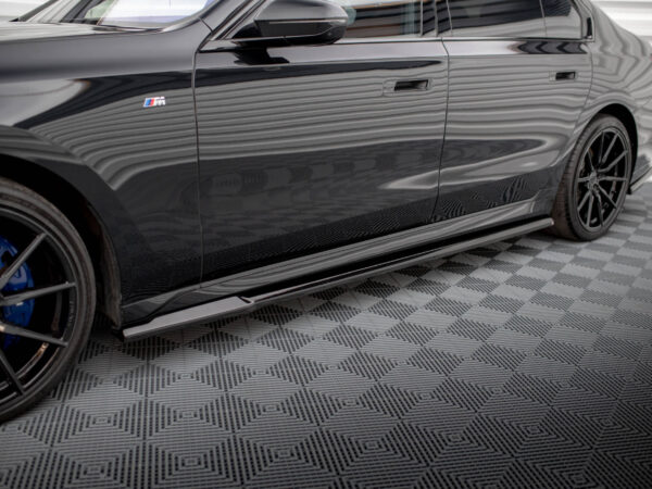 Alternative view of Maxton Design Gloss Black Side Skirts For BMW 7 Series G70 740i M Sport