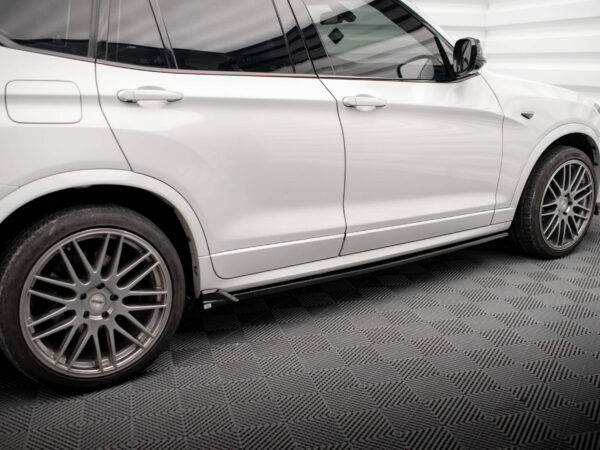 Alternative view of Maxton Design Gloss Black Side Skirts For BMW X3 F25 M Sport