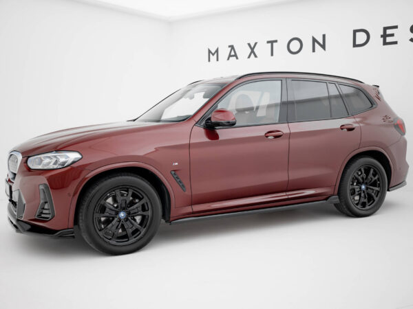 Alternative view of Maxton Design Gloss Black Side Skirts For BMW iX3 G08 M Sport LCI