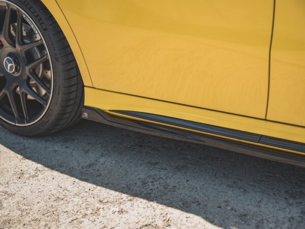 Alternative view of Maxton Design Gloss Black Side Skirts For Mercedes-Benz AMG A45 W177