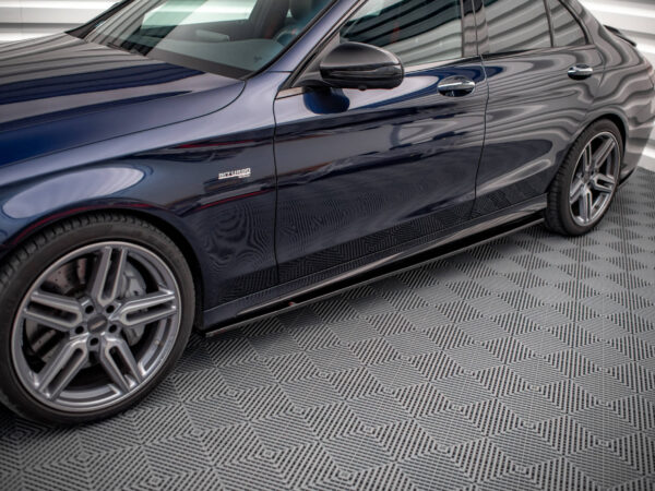 Alternative view of Maxton Design Gloss Black Side Skirts For Mercedes-Benz AMG C43 W205