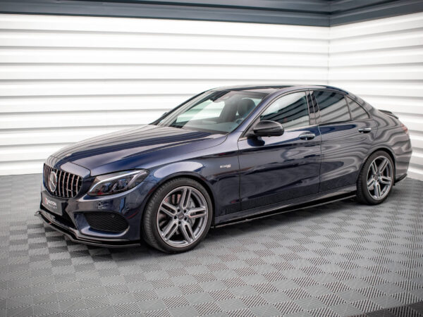 Pol po side skirts diffusers mercedes amg c 43 amg line w205 7245 2