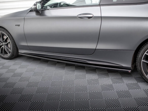 Pol po side skirts diffusers mercedes amg c43 coupe cabrio c205 facelift a205 facelift 19043 4