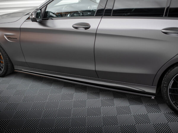 Pol po side skirts diffusers mercedes amg c63 sedan estate w205 facelift 18964 6