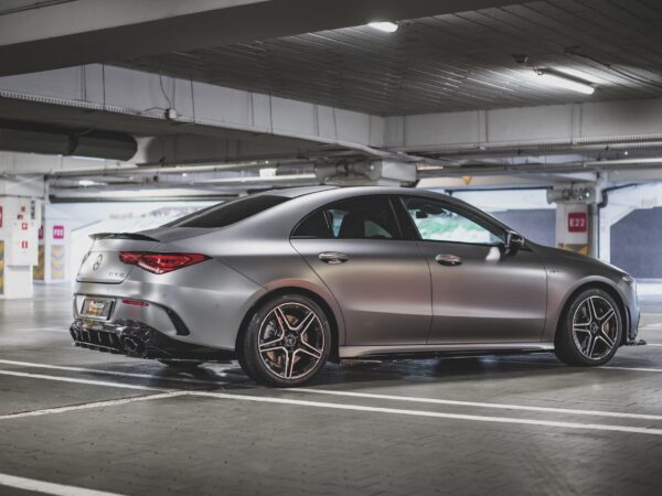 Alternative view of Maxton Design Gloss Black Side Skirts For Mercedes-Benz AMG CLA35 CLA45 C118 Shooting Brake