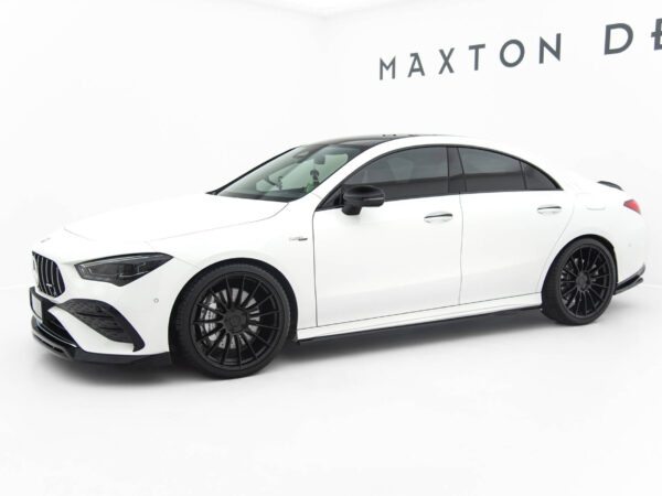 Alternative view of Maxton Design Gloss Black Side Skirts For Mercedes-Benz AMG CLA35 CLA45 C118 X118 LCI