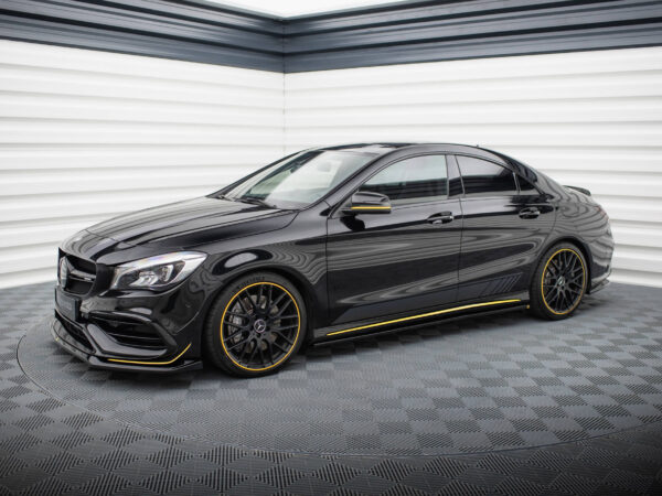 Alternative view of Maxton Design Gloss Black Side Skirts for Mercedes-Benz AMG CLA45 C117 LCI