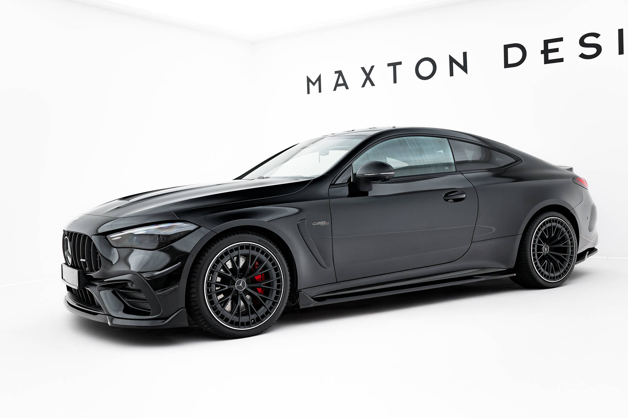 Maxton design gloss black side skirts for mercedes-benz amg cle53 c236 - image 3