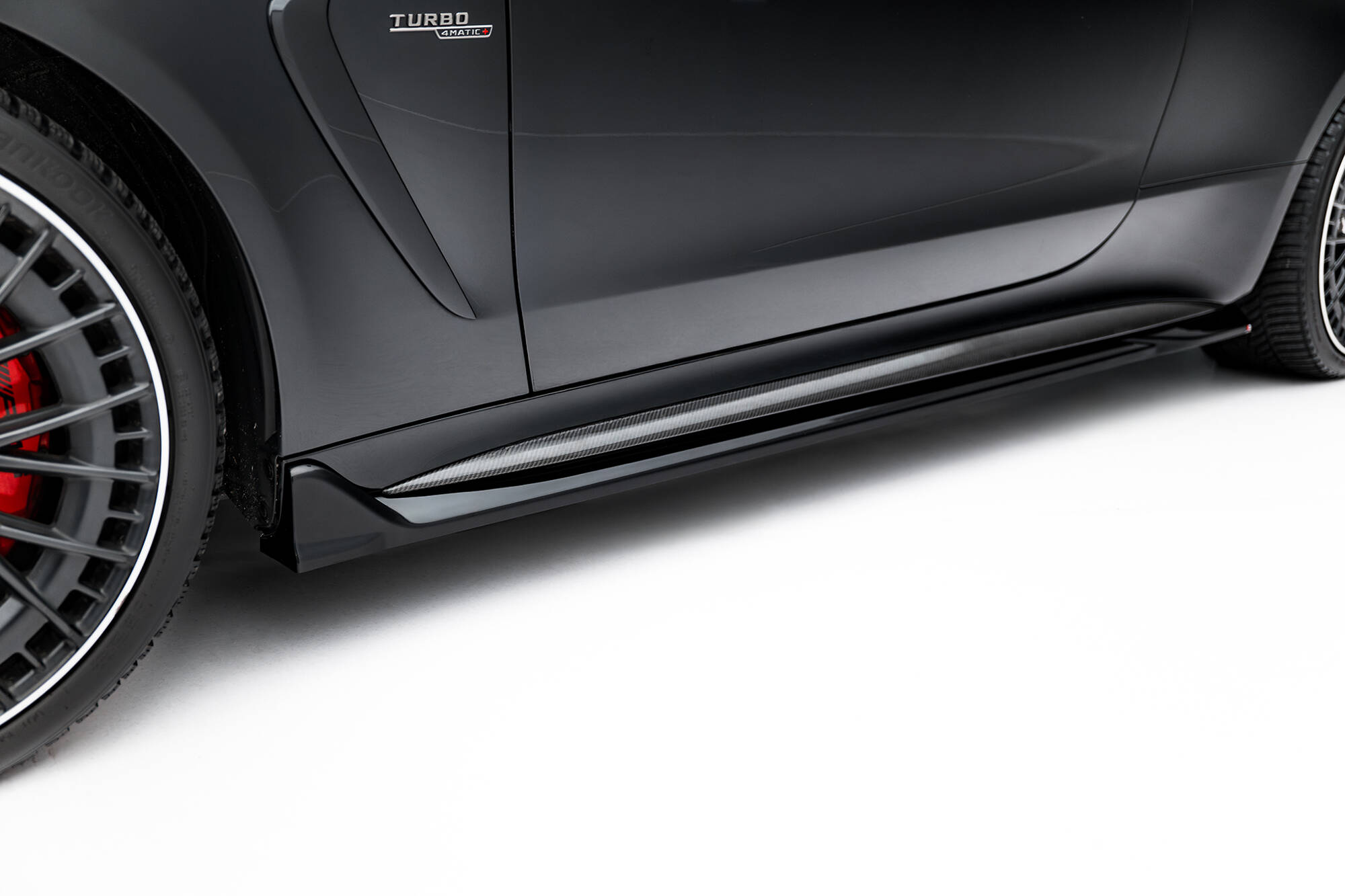 Maxton design gloss black side skirts for mercedes-benz amg cle53 c236 - image 4