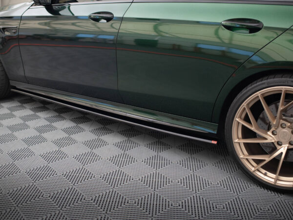 Alternative view of Maxton Design Gloss Black Side Skirts for Mercedes-Benz AMG E63 W213 LCI