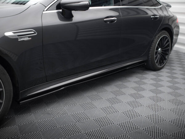 Alternative view of Maxton Design Gloss Black Side Skirts For Mercedes-Benz AMG GT53 X290