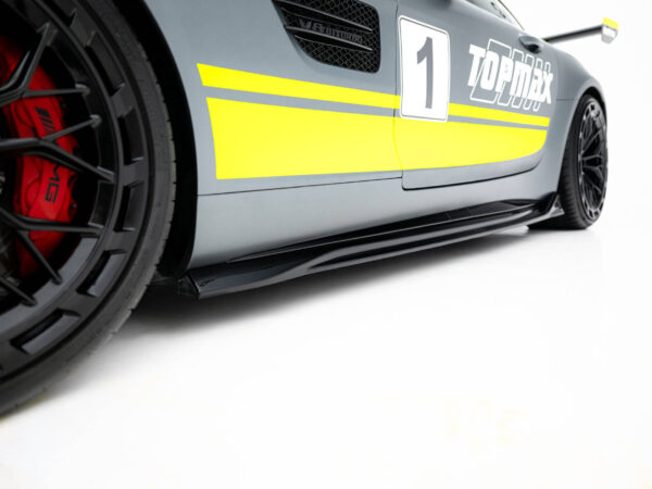 Alternative view of Maxton Design Gloss Black Side Skirts For Mercedes-Benz AMG GT C190 LCI
