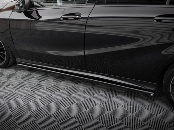 Pol po side skirts diffusers mercedes benz a amg line w176 facelif 18989 6