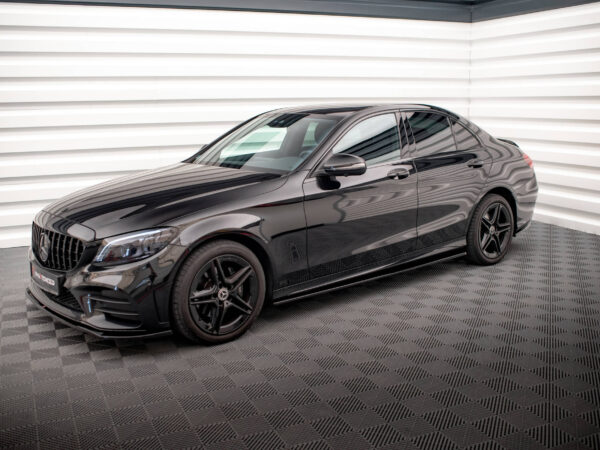 Pol po side skirts diffusers mercedes benz c43 c amg line sedan estate w205 s205 facelift 17869 3