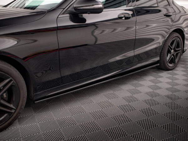 Pol po side skirts diffusers mercedes benz c43 c amg line sedan estate w205 s205 facelift 17869 4
