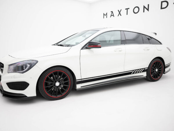Alternative view of Maxton Design Gloss Black Side Skirts For Mercedes-Benz AMG CLA C117