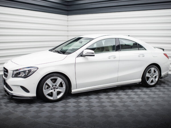 Alternative view of Maxton Design Gloss Black Side Skirts For Mercedes-Benz C117 LCI