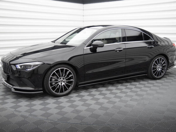 Alternative view of Maxton Design Gloss Black Side Skirts For Mercedes-Benz CLA C118 Shooting Brake