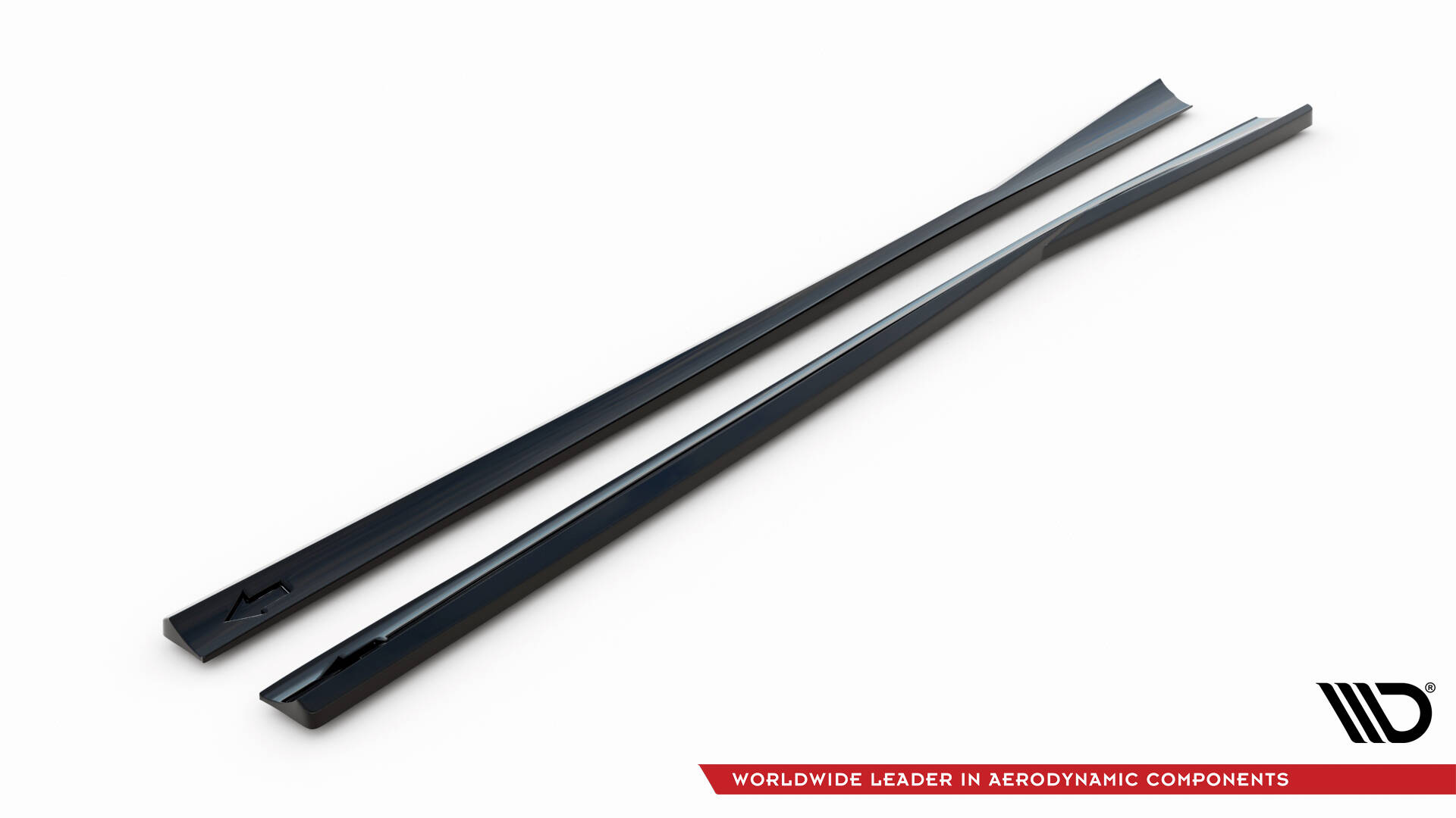 Maxton design gloss black side skirts for mercedes-benz amg  e55w211 - image 5