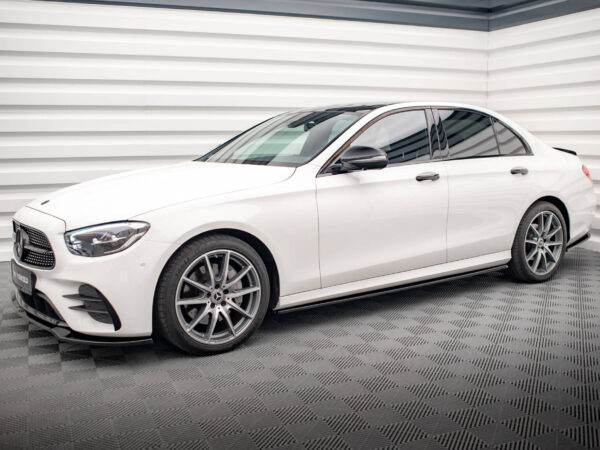 Alternative view of Maxton Design Gloss Black Side Skirts for Mercedes-Benz AMG W213 LCI
