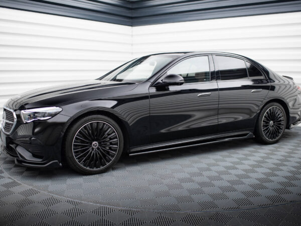 Alternative view of Maxton Design Gloss Black Side Skirts for Mercedes-Benz AMG W214