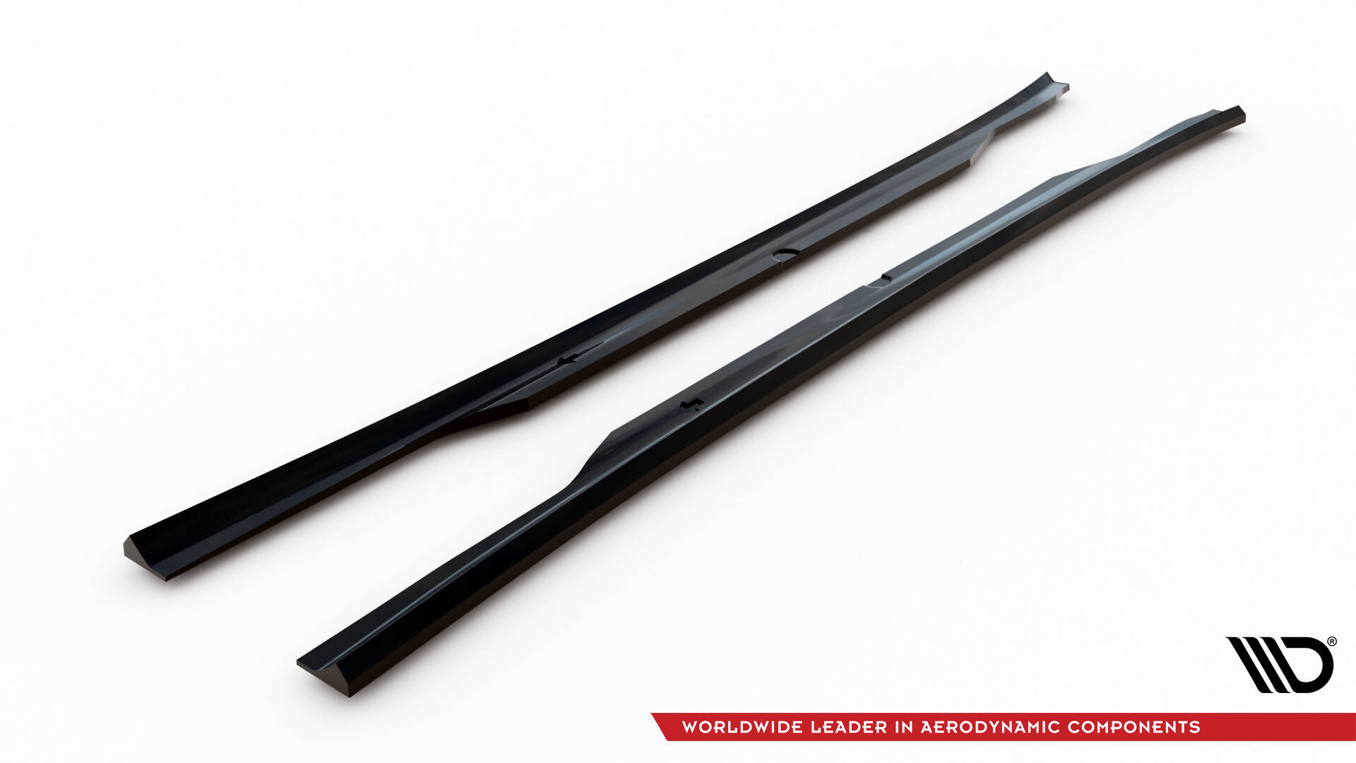 Maxton design gloss black side skirts for mercedes-benz w212 lci - image 5