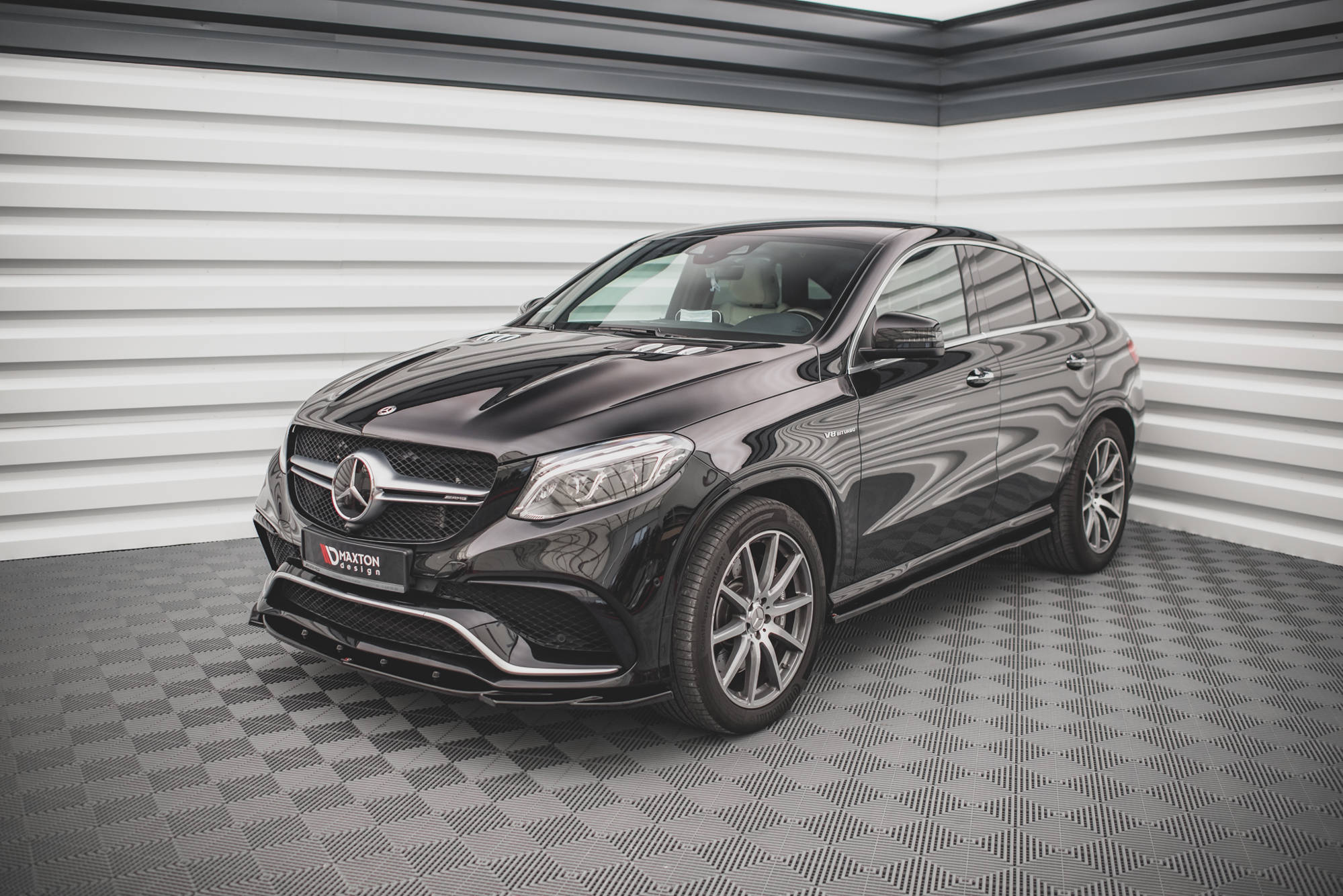 Maxton design gloss black side skirts for mercedes-benz amg gle63 c292 - image 4