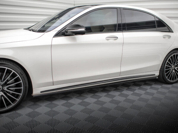 Alternative view of Maxton Design Gloss Black Side Skirts For Mercedes-Benz AMG W222